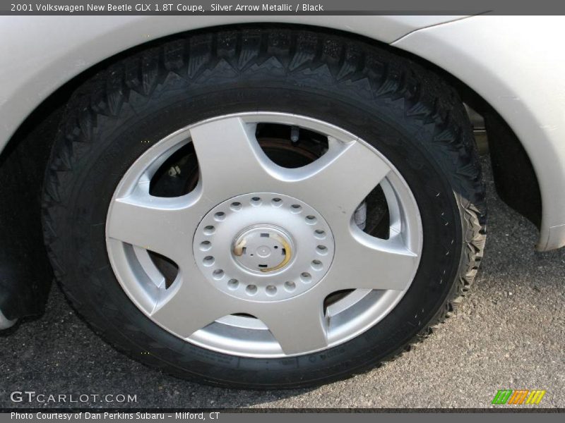 Silver Arrow Metallic / Black 2001 Volkswagen New Beetle GLX 1.8T Coupe