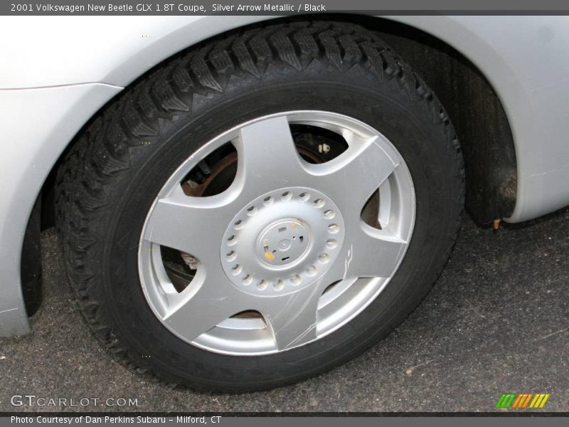 Silver Arrow Metallic / Black 2001 Volkswagen New Beetle GLX 1.8T Coupe