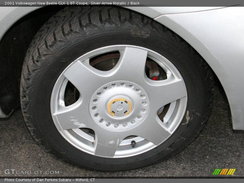 Silver Arrow Metallic / Black 2001 Volkswagen New Beetle GLX 1.8T Coupe