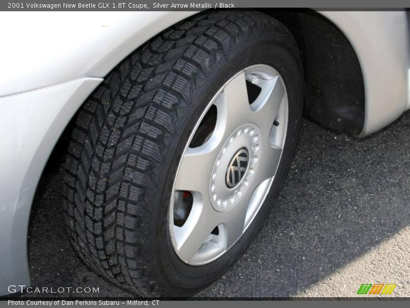 Silver Arrow Metallic / Black 2001 Volkswagen New Beetle GLX 1.8T Coupe