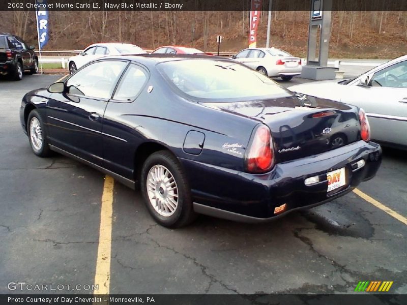 Navy Blue Metallic / Ebony 2002 Chevrolet Monte Carlo LS