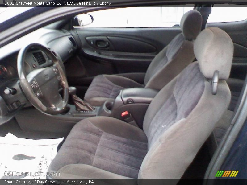 Navy Blue Metallic / Ebony 2002 Chevrolet Monte Carlo LS