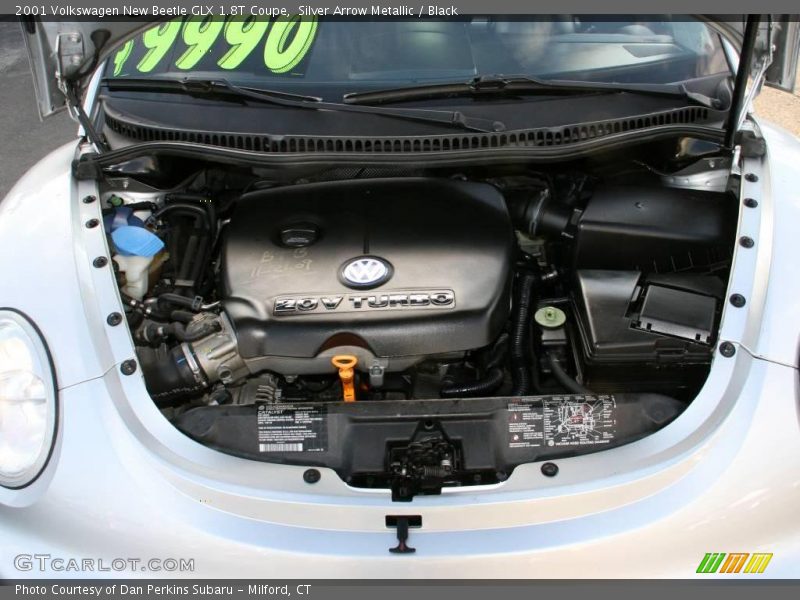 Silver Arrow Metallic / Black 2001 Volkswagen New Beetle GLX 1.8T Coupe