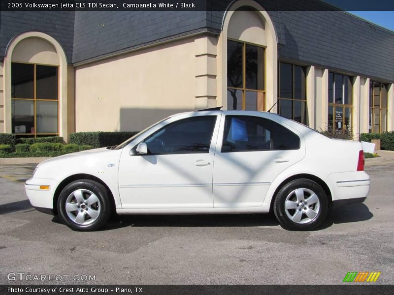 Campanella White / Black 2005 Volkswagen Jetta GLS TDI Sedan