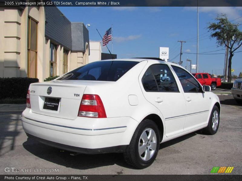 Campanella White / Black 2005 Volkswagen Jetta GLS TDI Sedan
