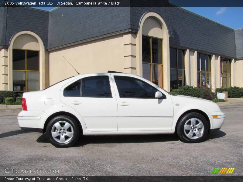 Campanella White / Black 2005 Volkswagen Jetta GLS TDI Sedan