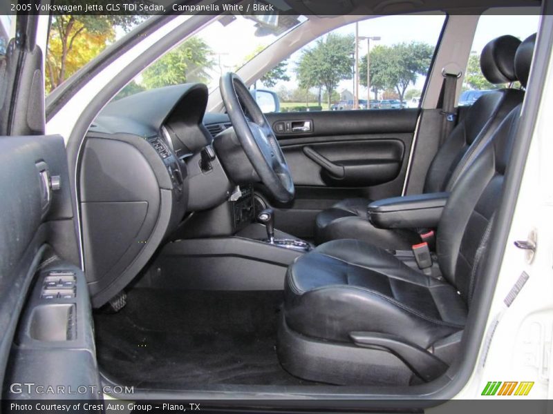 Campanella White / Black 2005 Volkswagen Jetta GLS TDI Sedan