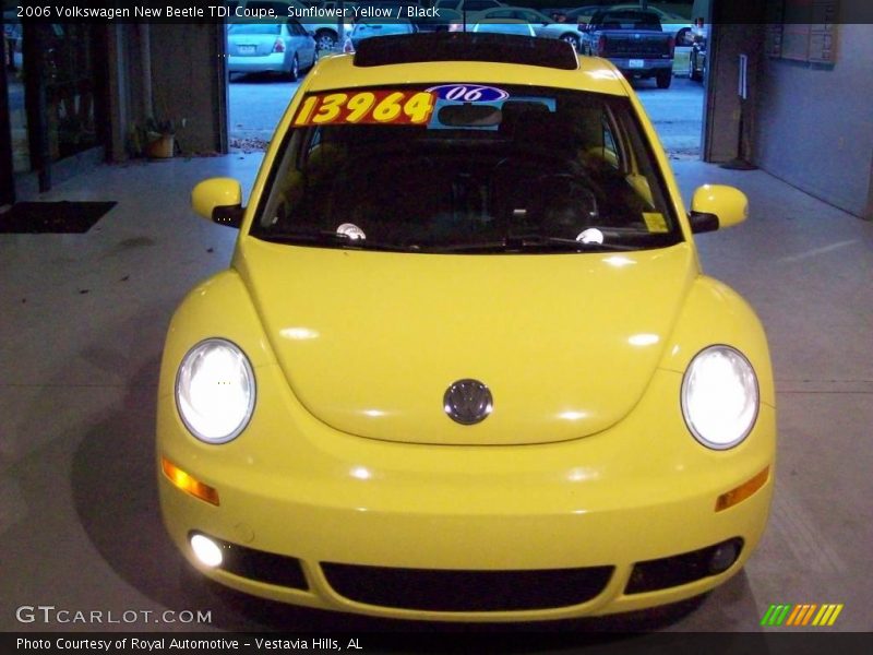 Sunflower Yellow / Black 2006 Volkswagen New Beetle TDI Coupe