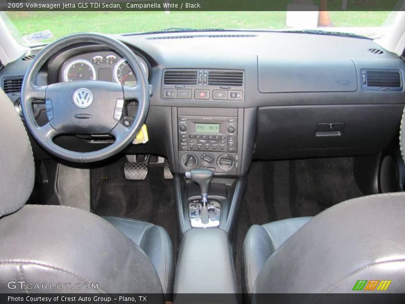 Campanella White / Black 2005 Volkswagen Jetta GLS TDI Sedan