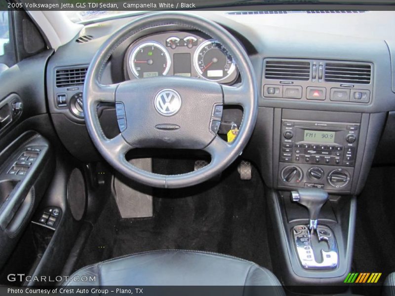 Campanella White / Black 2005 Volkswagen Jetta GLS TDI Sedan