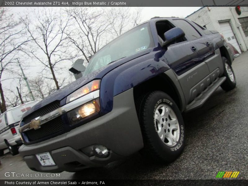 Indigo Blue Metallic / Graphite 2002 Chevrolet Avalanche Z71 4x4