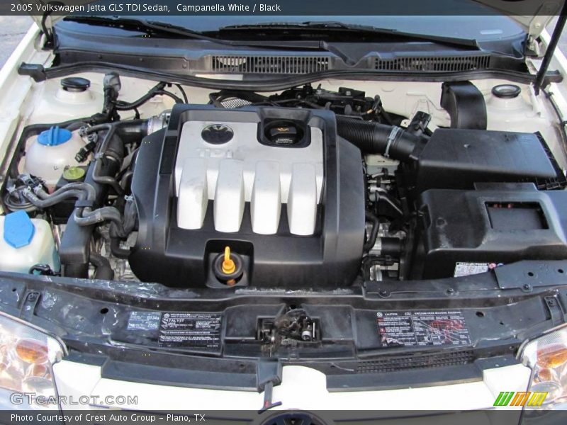 Campanella White / Black 2005 Volkswagen Jetta GLS TDI Sedan