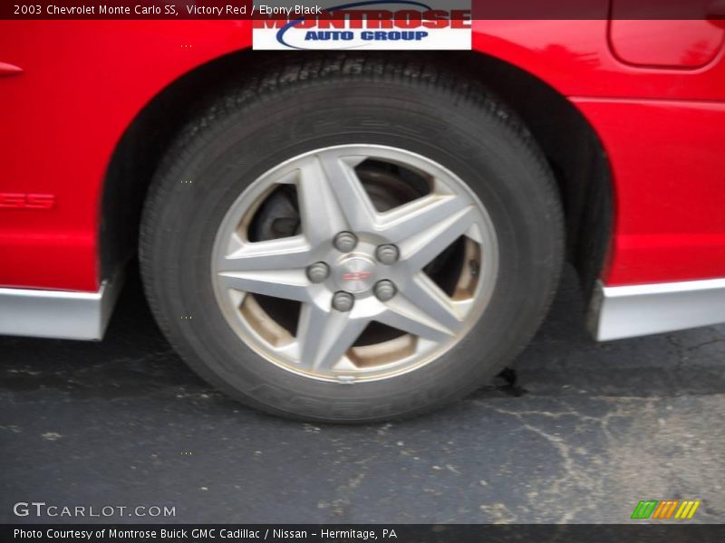 Victory Red / Ebony Black 2003 Chevrolet Monte Carlo SS