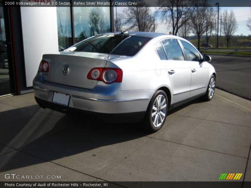Reflex Silver Metallic / Classic Grey 2006 Volkswagen Passat 3.6 Sedan