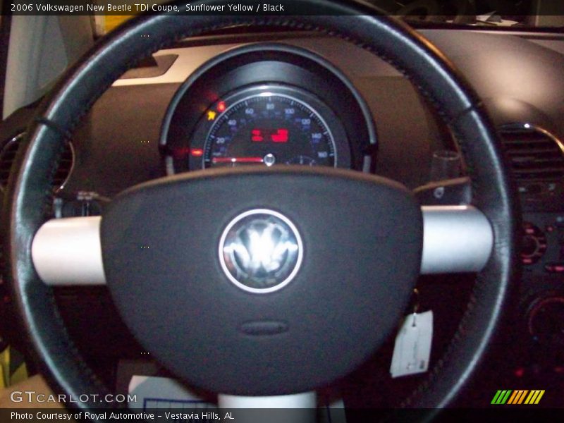 Sunflower Yellow / Black 2006 Volkswagen New Beetle TDI Coupe