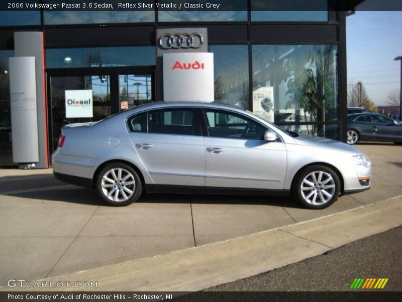 Reflex Silver Metallic / Classic Grey 2006 Volkswagen Passat 3.6 Sedan