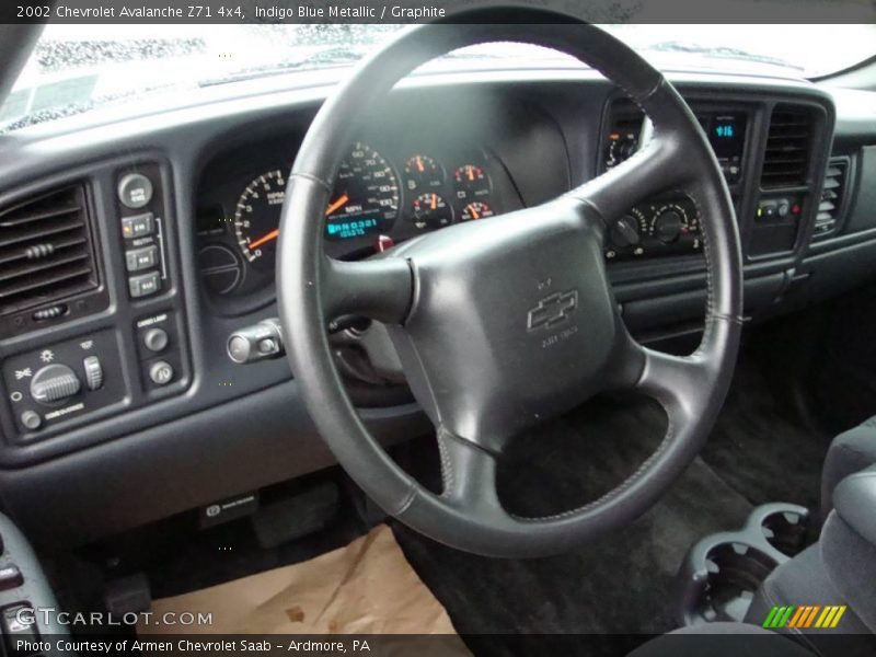 Indigo Blue Metallic / Graphite 2002 Chevrolet Avalanche Z71 4x4
