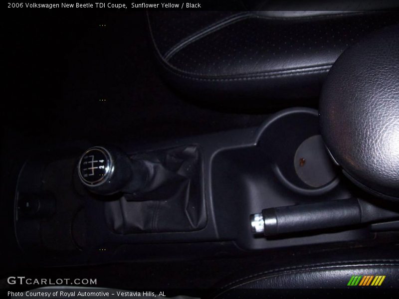 Sunflower Yellow / Black 2006 Volkswagen New Beetle TDI Coupe