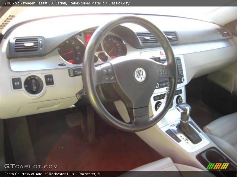 Reflex Silver Metallic / Classic Grey 2006 Volkswagen Passat 3.6 Sedan