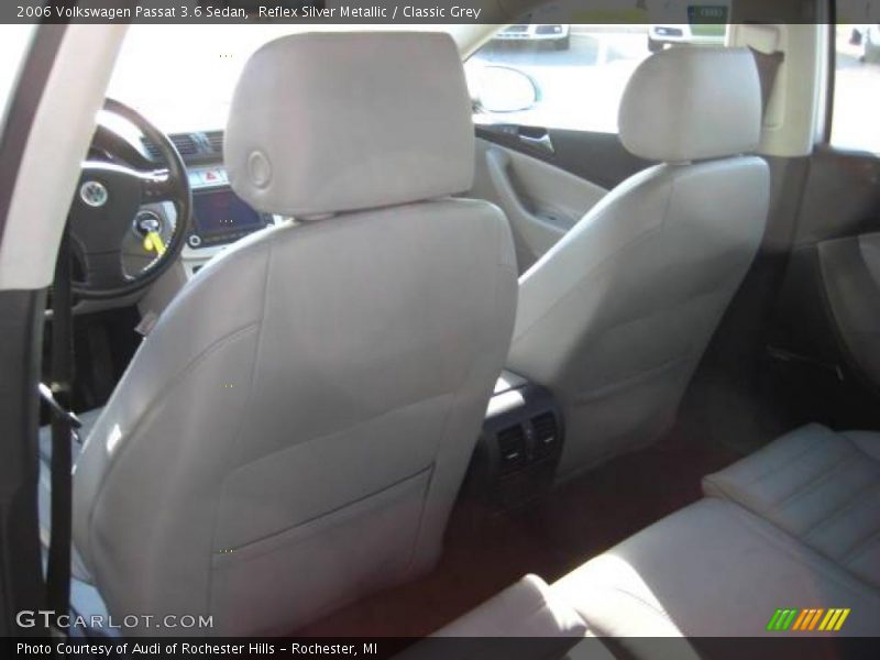 Reflex Silver Metallic / Classic Grey 2006 Volkswagen Passat 3.6 Sedan