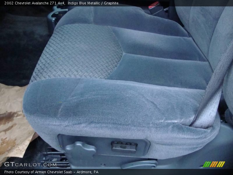 Indigo Blue Metallic / Graphite 2002 Chevrolet Avalanche Z71 4x4
