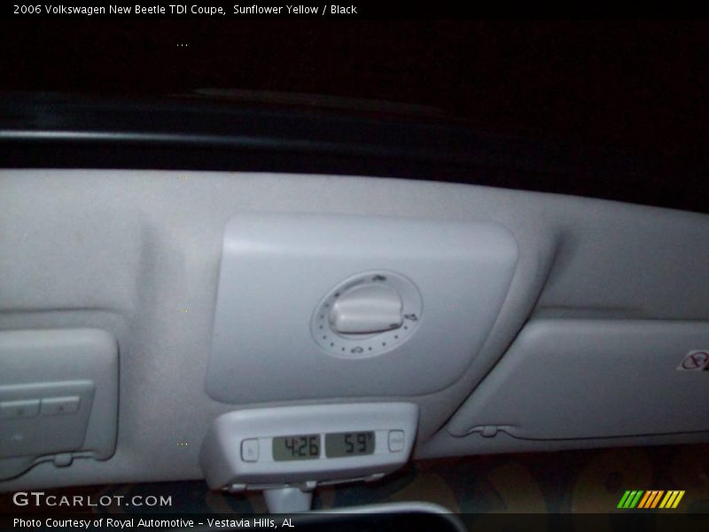 Sunflower Yellow / Black 2006 Volkswagen New Beetle TDI Coupe