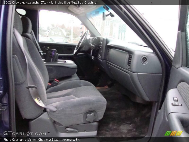 Indigo Blue Metallic / Graphite 2002 Chevrolet Avalanche Z71 4x4
