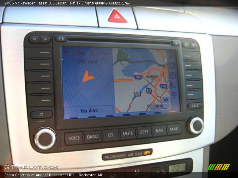 Reflex Silver Metallic / Classic Grey 2006 Volkswagen Passat 3.6 Sedan