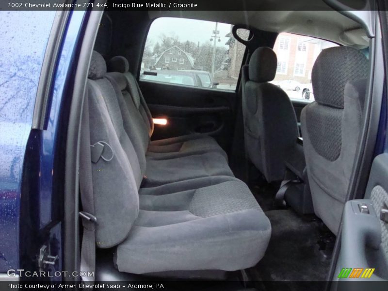 Indigo Blue Metallic / Graphite 2002 Chevrolet Avalanche Z71 4x4