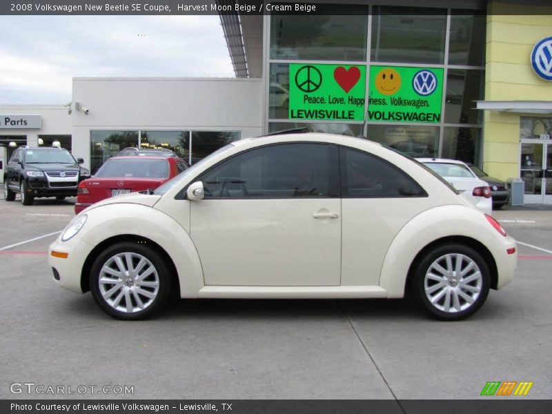 Harvest Moon Beige / Cream Beige 2008 Volkswagen New Beetle SE Coupe