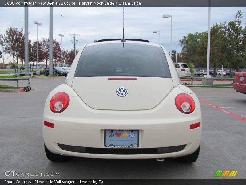 Harvest Moon Beige / Cream Beige 2008 Volkswagen New Beetle SE Coupe