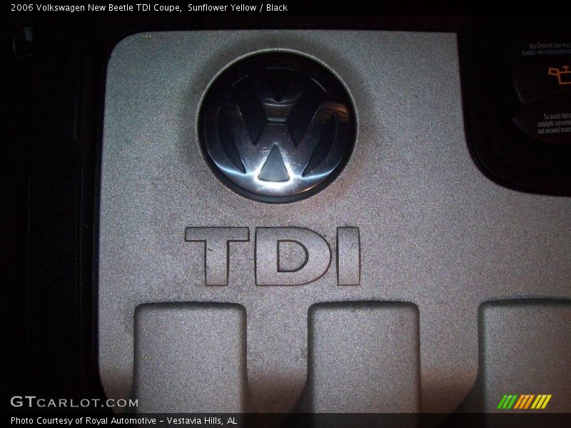 Sunflower Yellow / Black 2006 Volkswagen New Beetle TDI Coupe