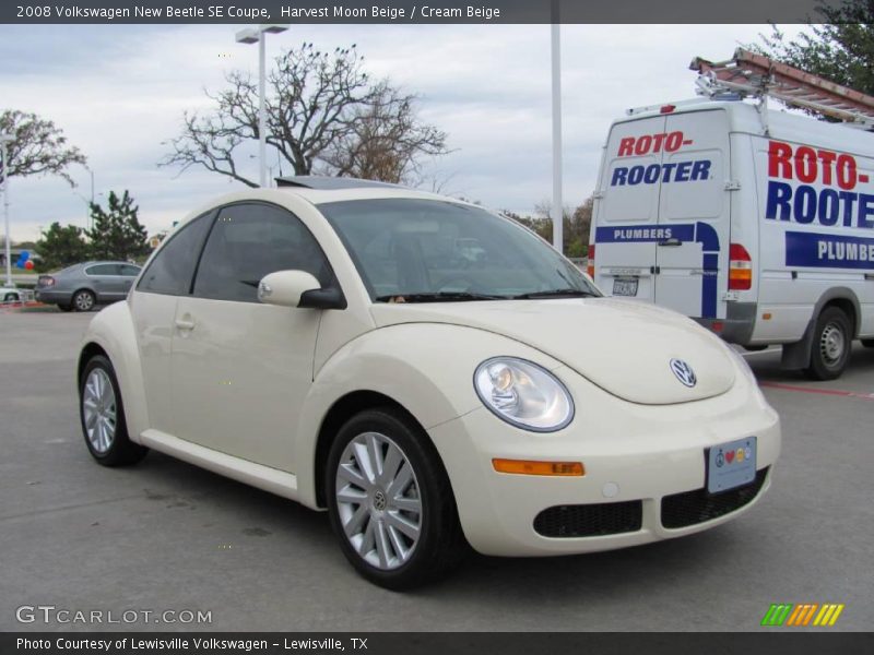 Harvest Moon Beige / Cream Beige 2008 Volkswagen New Beetle SE Coupe