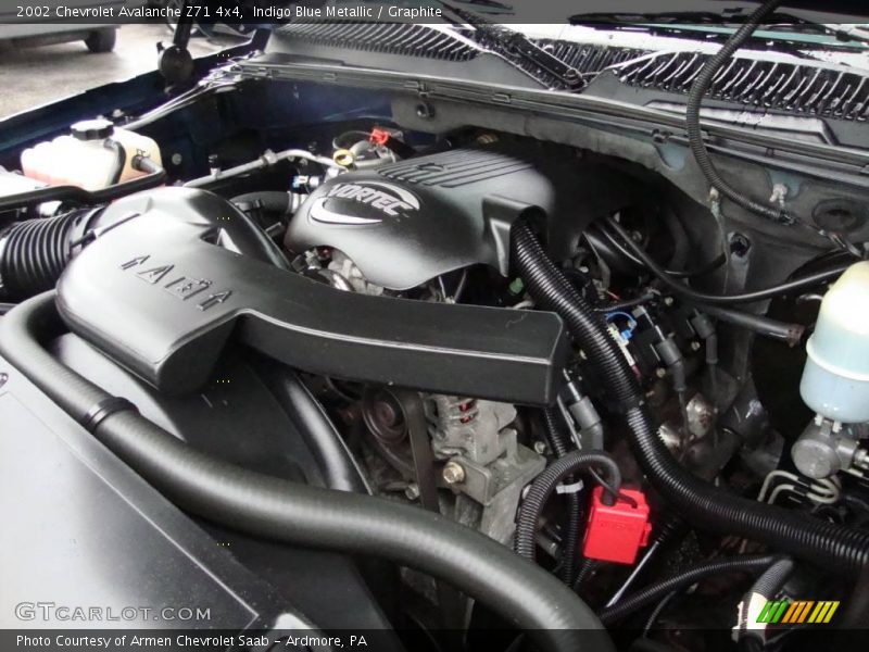 Indigo Blue Metallic / Graphite 2002 Chevrolet Avalanche Z71 4x4