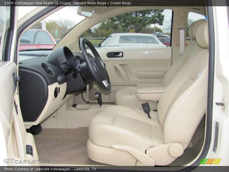 Harvest Moon Beige / Cream Beige 2008 Volkswagen New Beetle SE Coupe