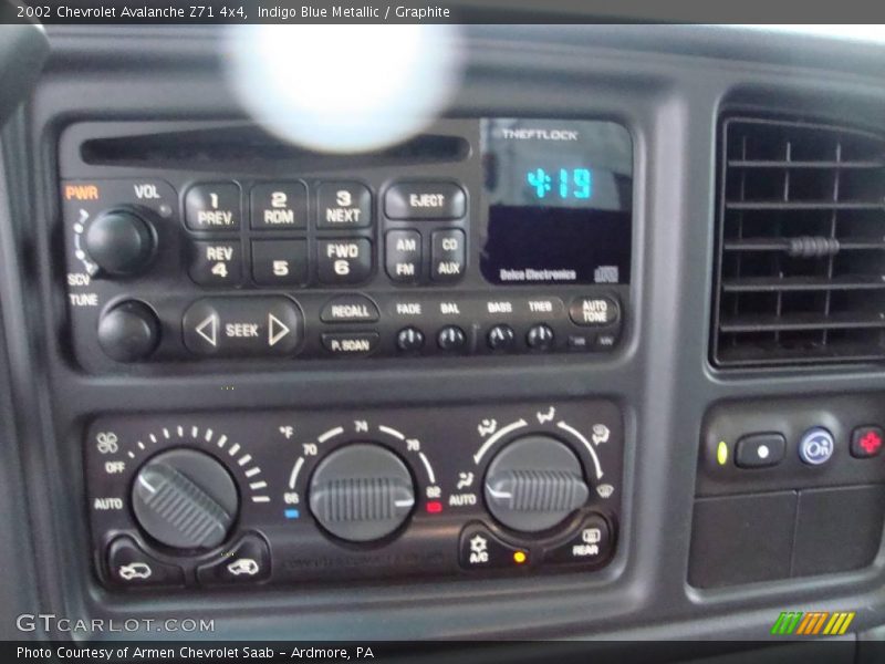 Indigo Blue Metallic / Graphite 2002 Chevrolet Avalanche Z71 4x4