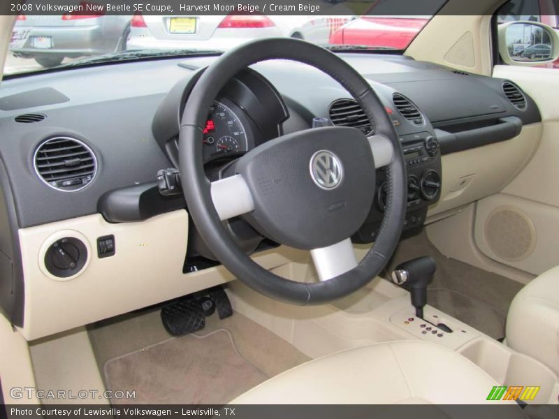 Harvest Moon Beige / Cream Beige 2008 Volkswagen New Beetle SE Coupe