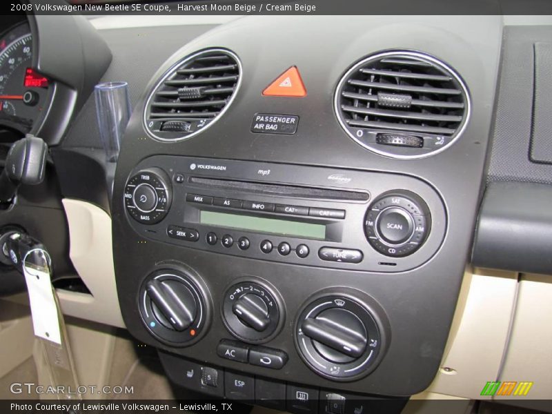 Harvest Moon Beige / Cream Beige 2008 Volkswagen New Beetle SE Coupe