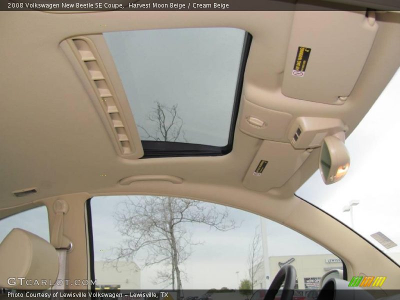 Harvest Moon Beige / Cream Beige 2008 Volkswagen New Beetle SE Coupe