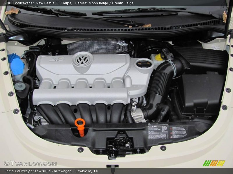 Harvest Moon Beige / Cream Beige 2008 Volkswagen New Beetle SE Coupe