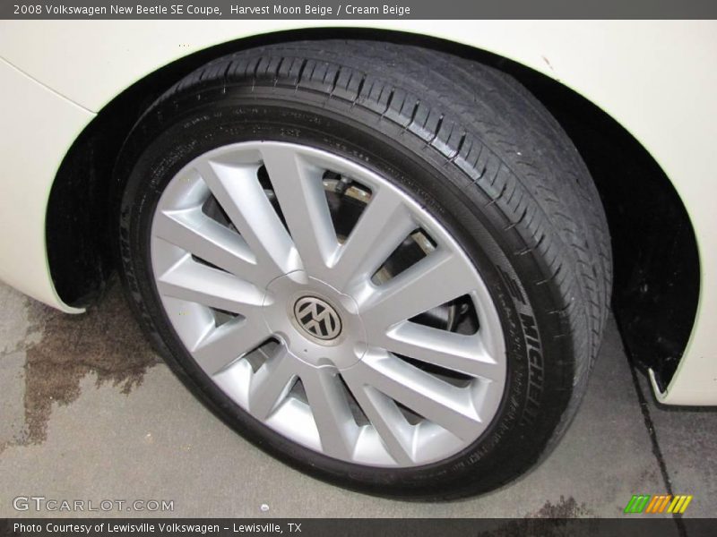 Harvest Moon Beige / Cream Beige 2008 Volkswagen New Beetle SE Coupe
