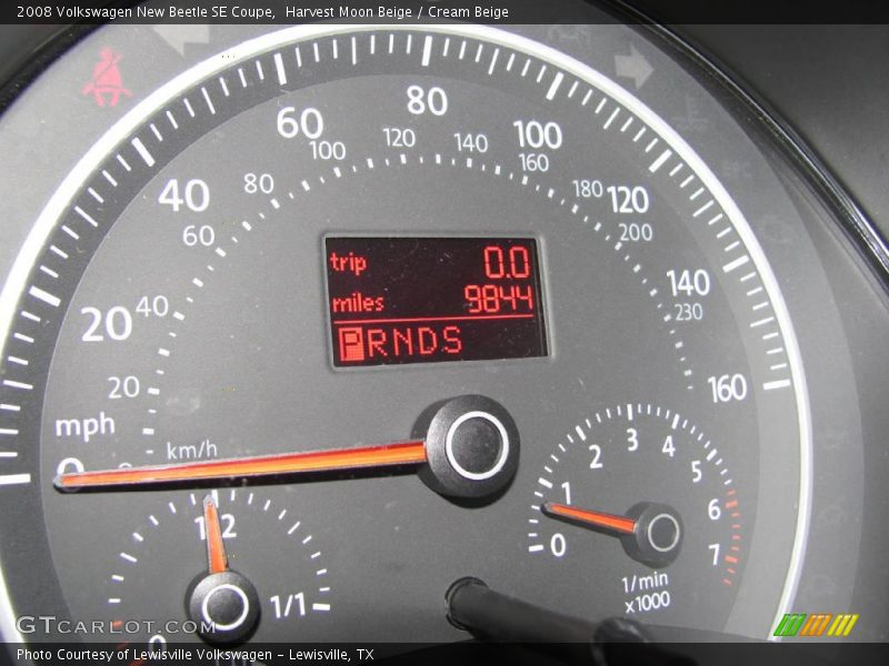 Harvest Moon Beige / Cream Beige 2008 Volkswagen New Beetle SE Coupe