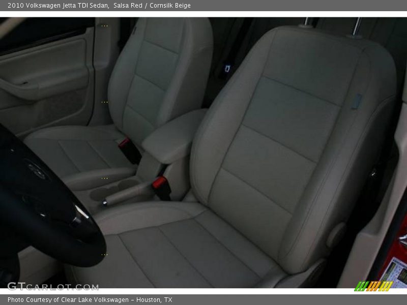 Salsa Red / Cornsilk Beige 2010 Volkswagen Jetta TDI Sedan
