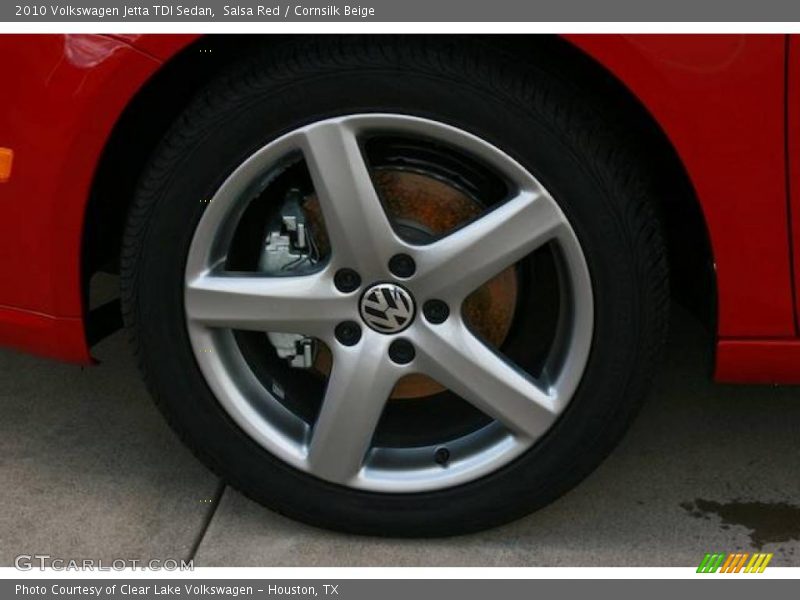 Salsa Red / Cornsilk Beige 2010 Volkswagen Jetta TDI Sedan
