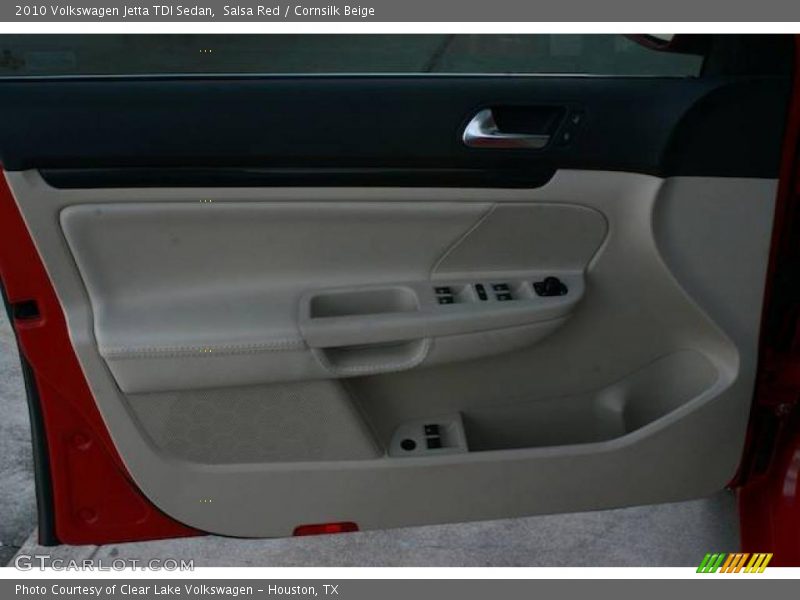 Salsa Red / Cornsilk Beige 2010 Volkswagen Jetta TDI Sedan