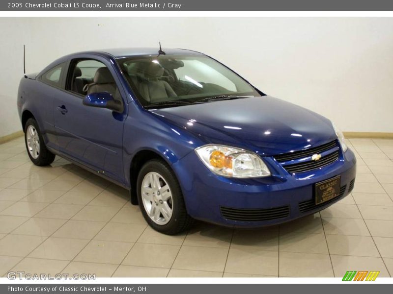Arrival Blue Metallic / Gray 2005 Chevrolet Cobalt LS Coupe