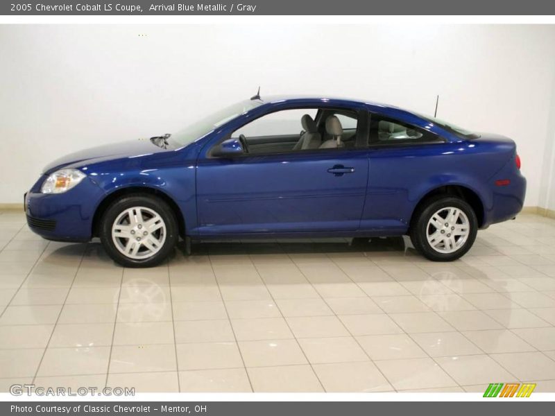 Arrival Blue Metallic / Gray 2005 Chevrolet Cobalt LS Coupe