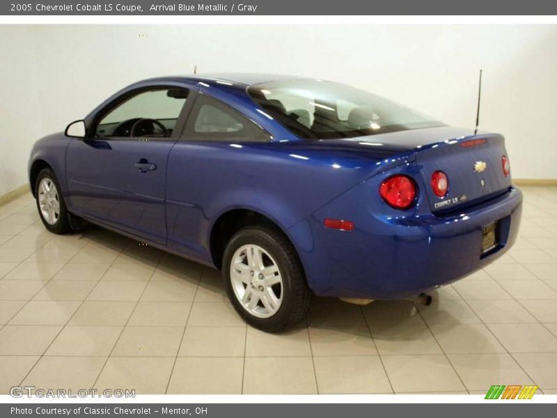 Arrival Blue Metallic / Gray 2005 Chevrolet Cobalt LS Coupe