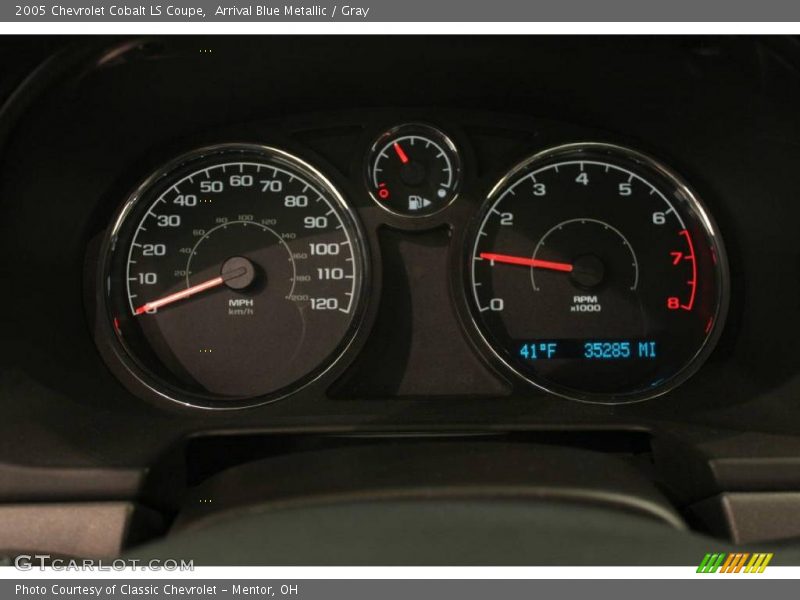 Arrival Blue Metallic / Gray 2005 Chevrolet Cobalt LS Coupe