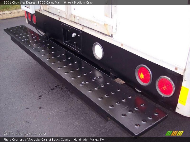 White / Medium Gray 2001 Chevrolet Express 3500 Cargo Van